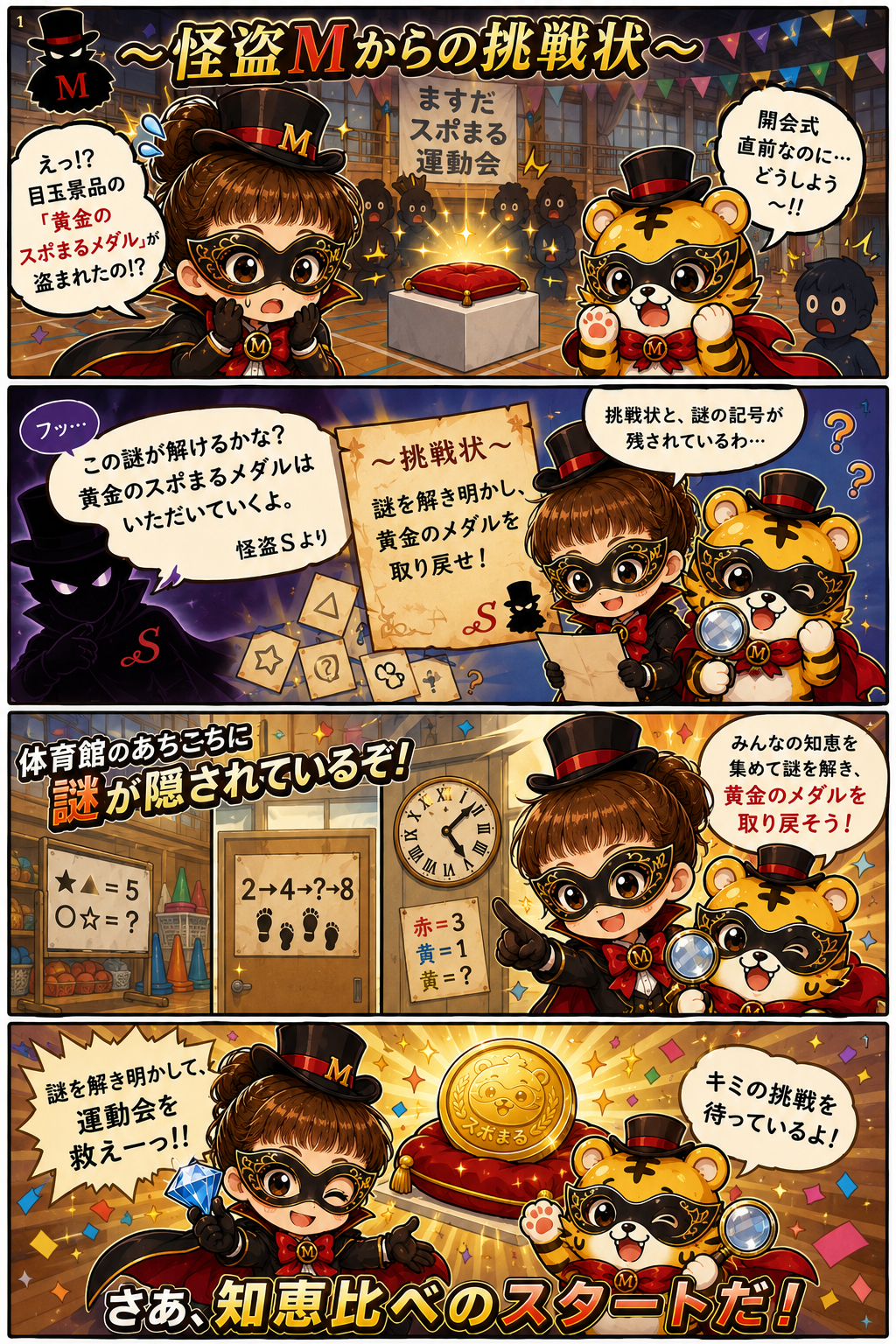 怪盗Mからのミッション指令書